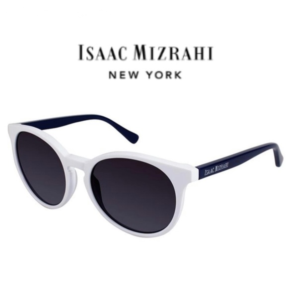 Isaac Mizrahi Accessories - Isaac Mizrahi New York IM 30205 Full Rim White and Black Acetate Sunglasses